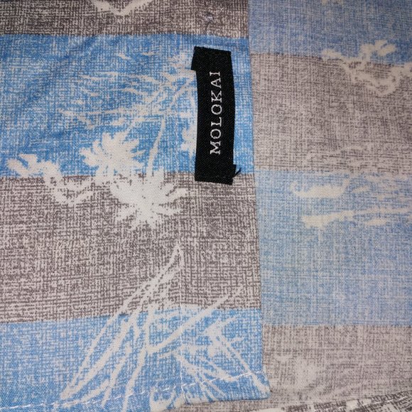 Molokai Surf Co Men's Hawaiian Print Shirt Size L - Picture 10 of 11